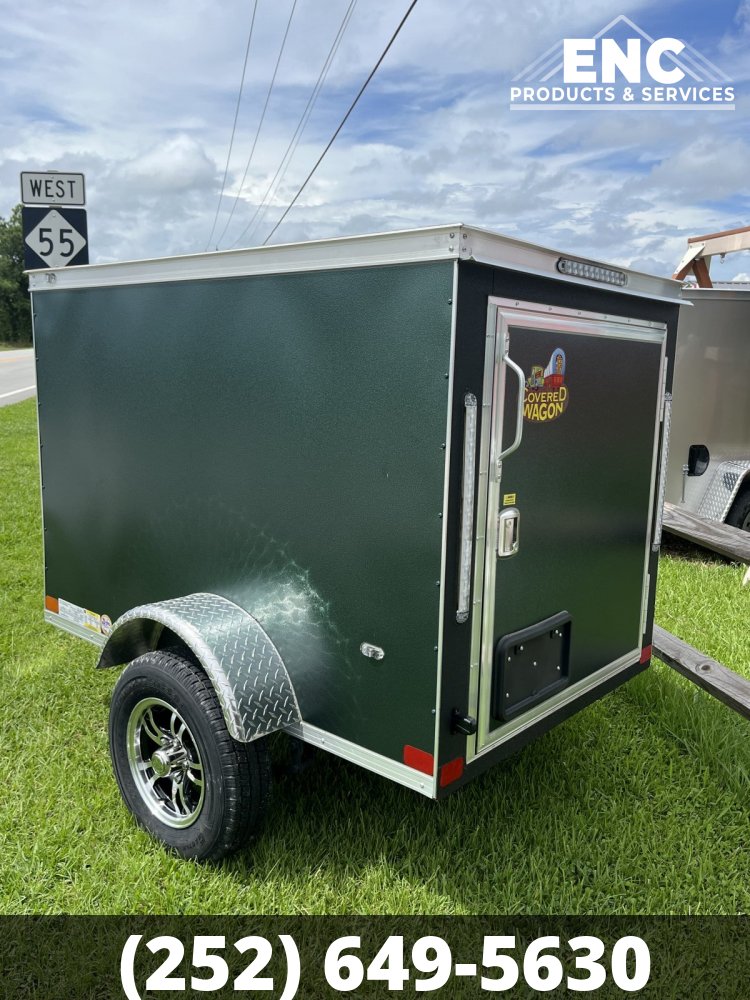 4x6 Covered Wagon Trailers Enclosed Cargo