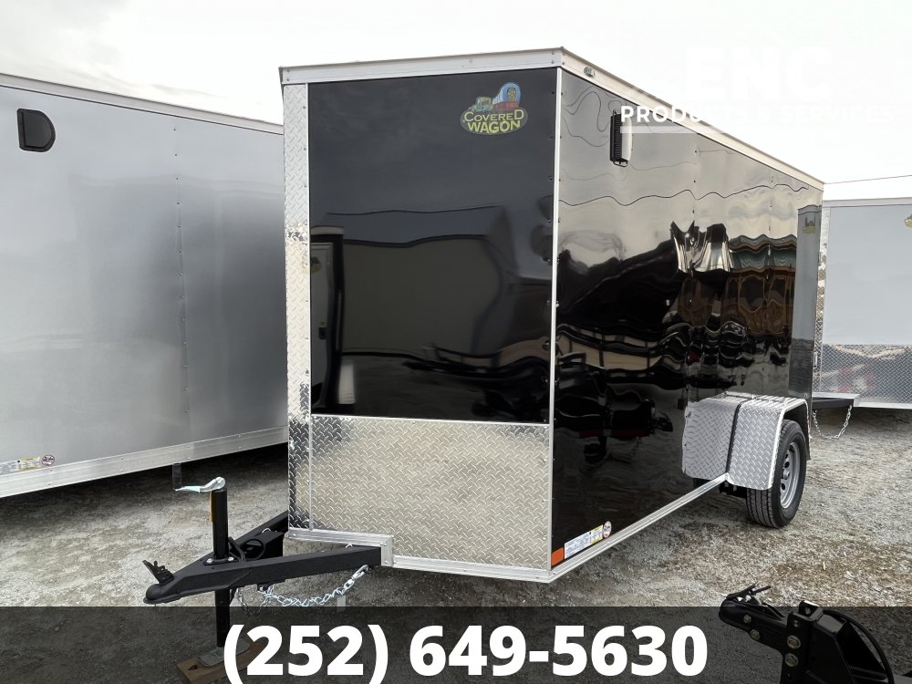 6x12 Covered Wagon Trailers Enclosed Cargo