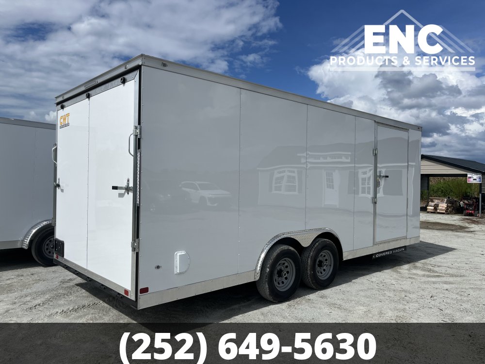 8.5x20 Covered Wagon Trailers Enclosed Cargo