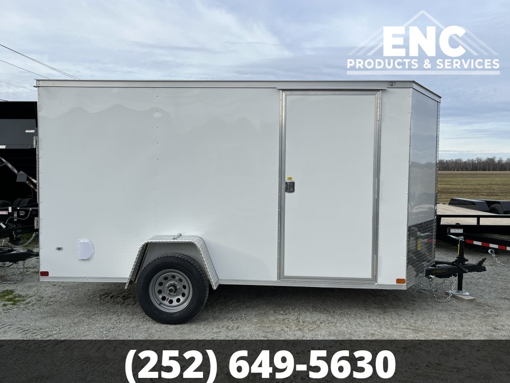 6x12 Covered Wagon Trailers Enclosed Cargo