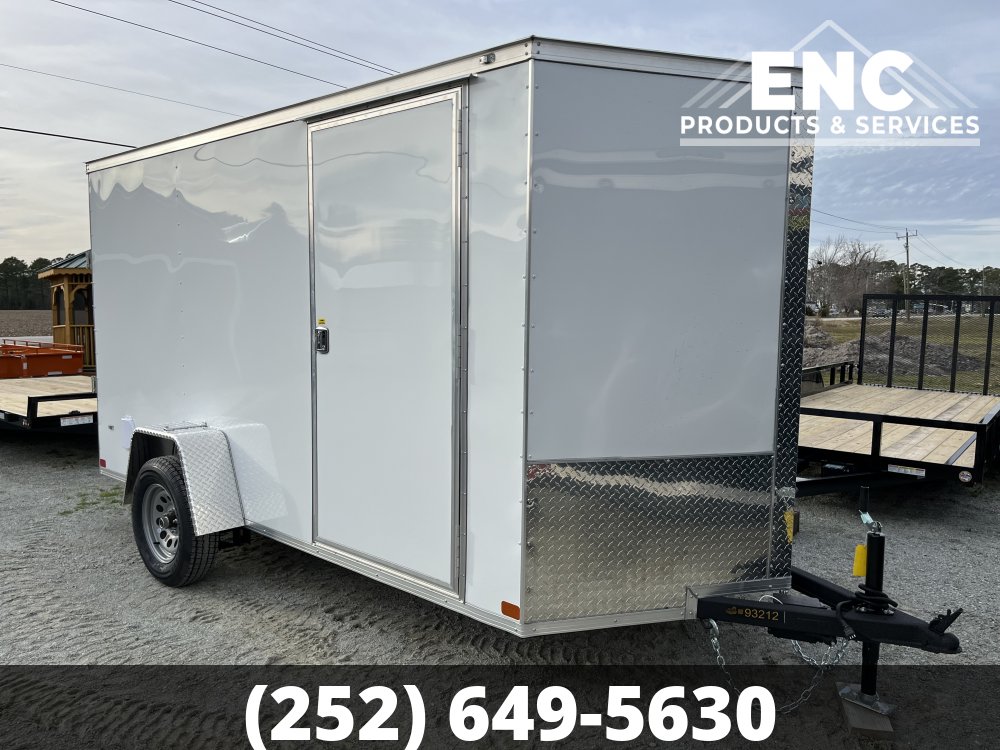 6x12 Covered Wagon Trailers Enclosed Cargo