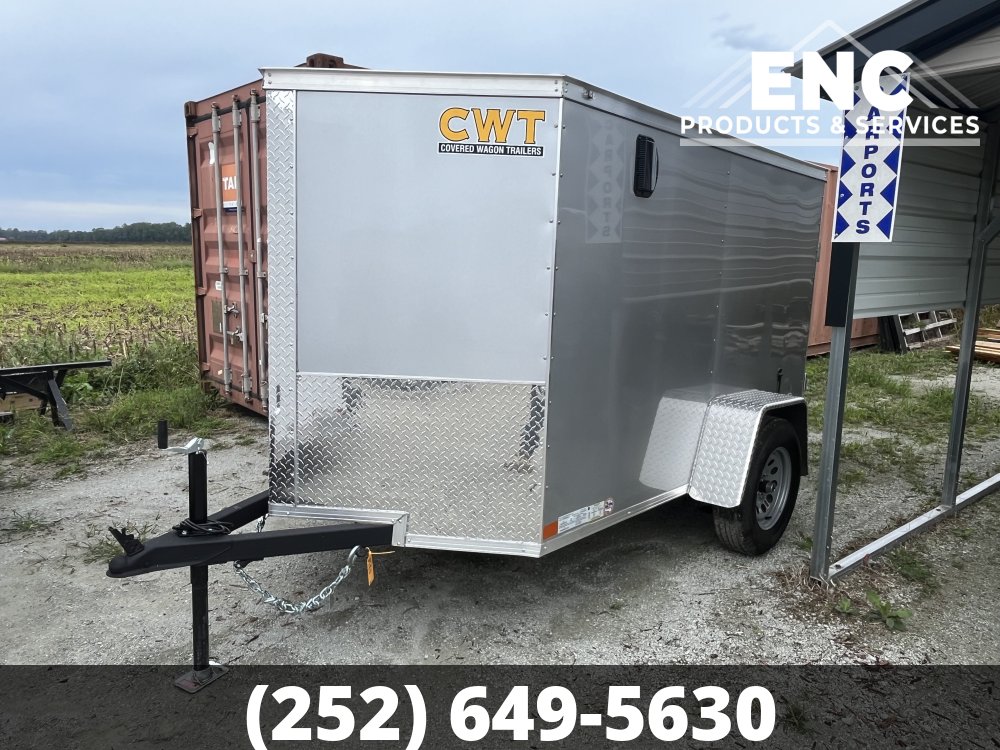 5x8 Covered Wagon Trailers Enclosed Cargo