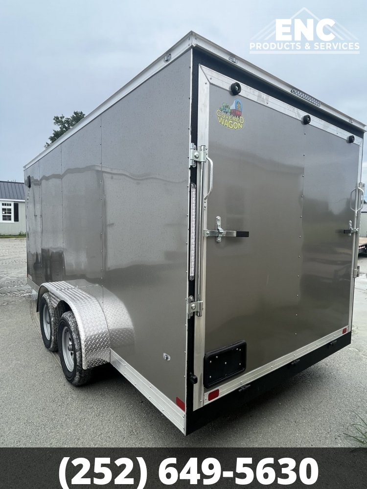 7x16 Covered Wagon Trailers Enclosed Cargo