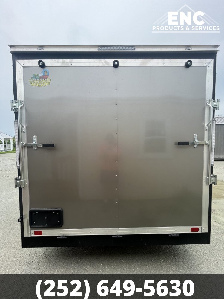 7x16 Covered Wagon Trailers Enclosed Cargo