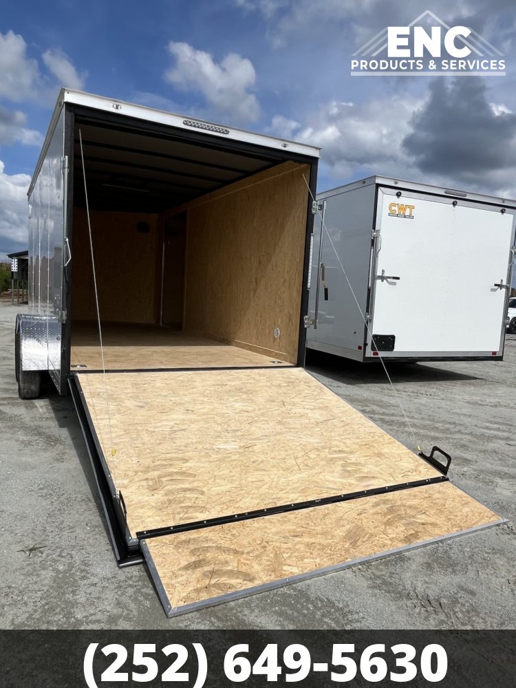 7x16 Covered Wagon Trailers Enclosed Cargo