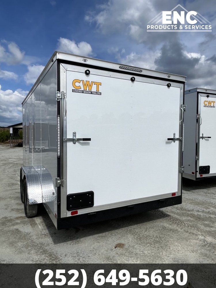 7x16 Covered Wagon Trailers Enclosed Cargo