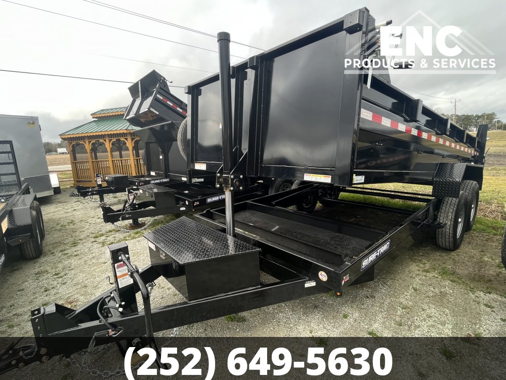 7x16 Sure-Trac Dump 14K Telescopic Dump Trailer