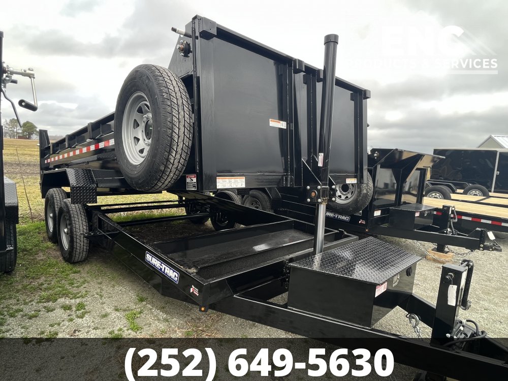 7x16 Sure-Trac Dump 14K Telescopic Dump Trailer