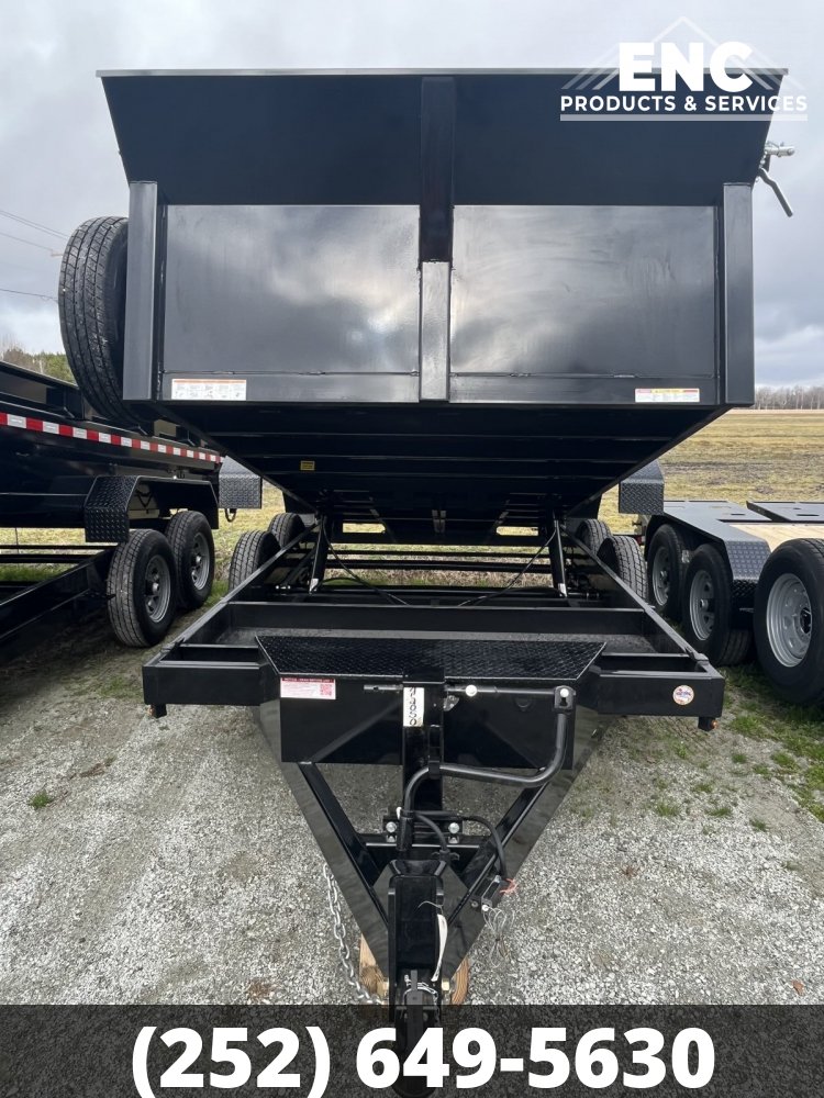 7x14 Sure-Trac Dump 14K Dual Ram Dump Trailer