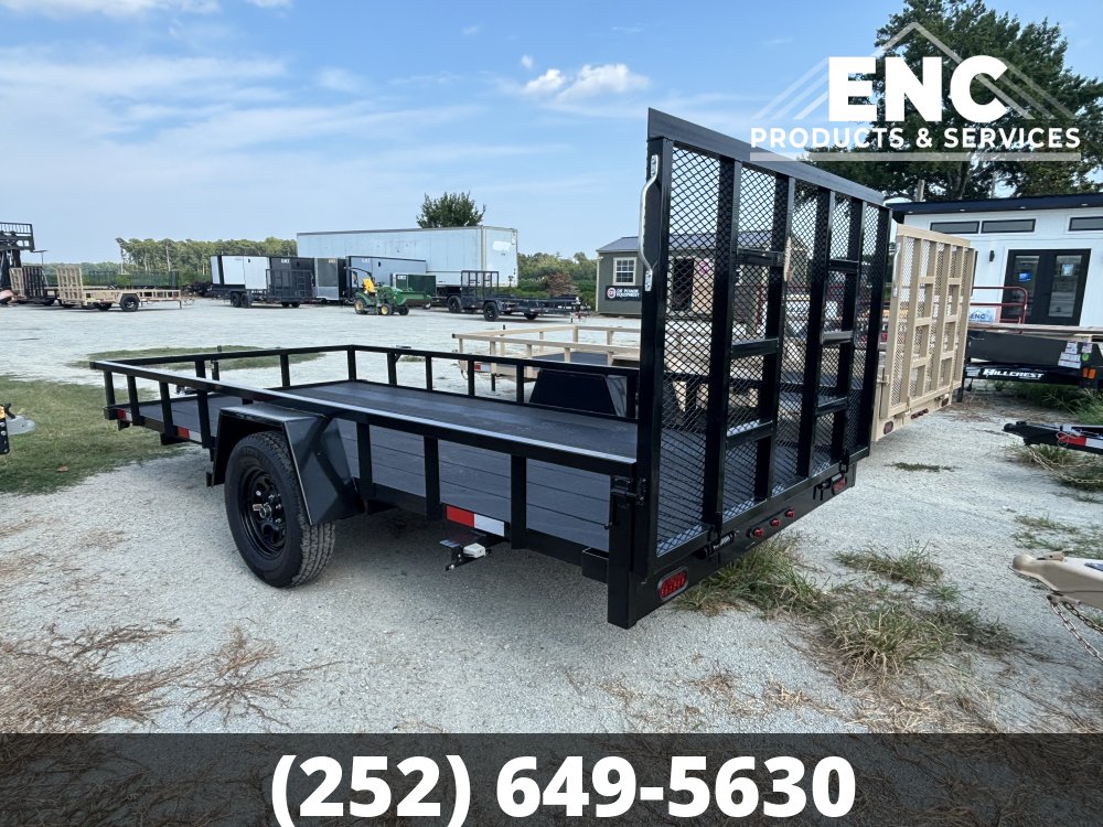 6.5x14 Covered Wagon Prospector Utility 3K Trailer with Cobra-Lined Deck