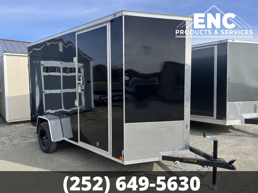 6x12 Covered Wagon Trailers Enclosed Cargo