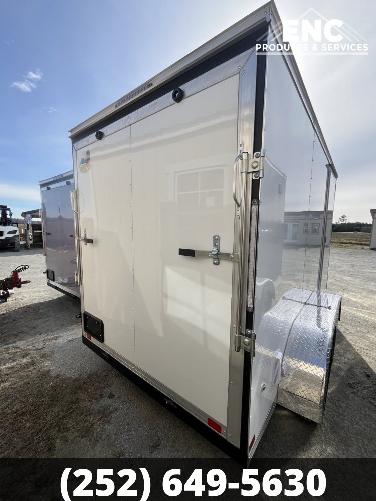 6x12 Covered Wagon Trailers Enclosed Cargo Tandem Axle