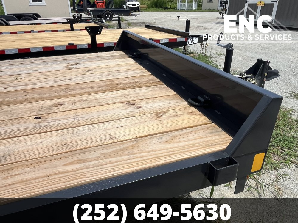 7x18 Hillcrest Flatbed Car Hauler