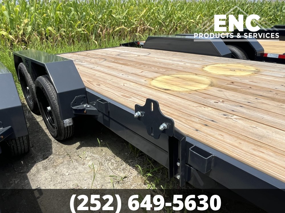 7x18 Hillcrest Flatbed Car Hauler