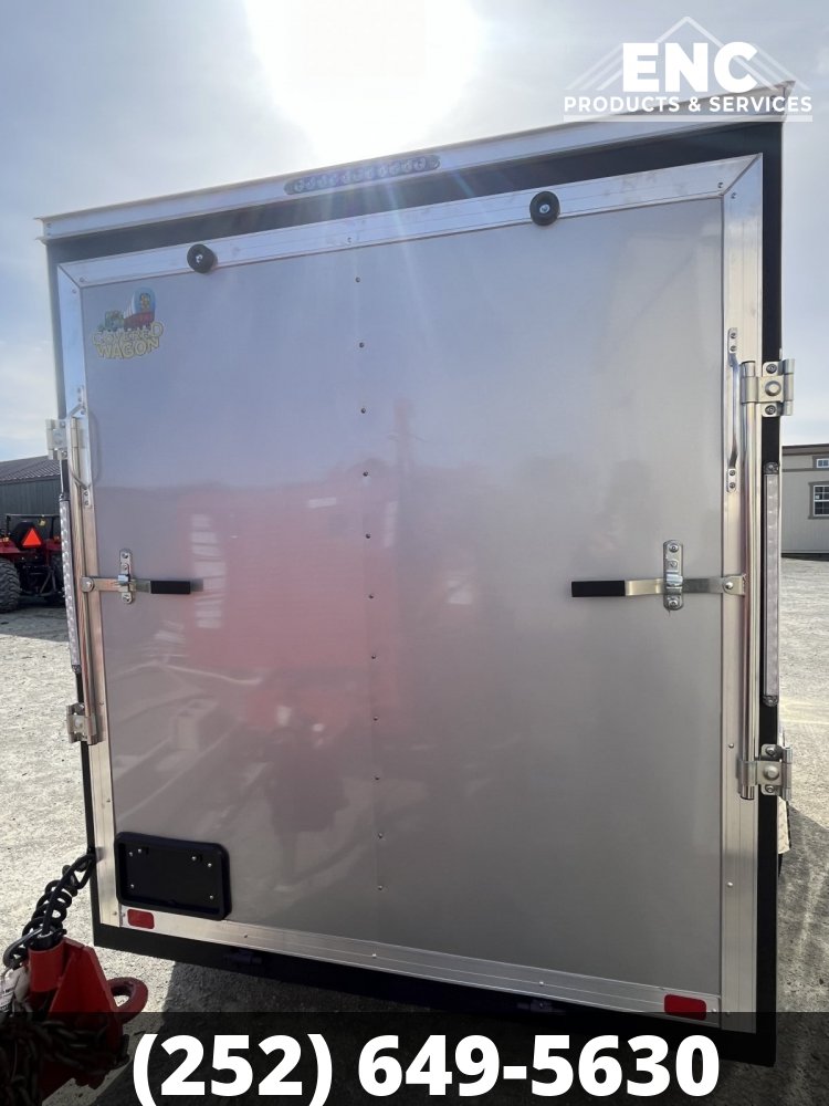 6x12 Covered Wagon Trailers Enclosed Cargo