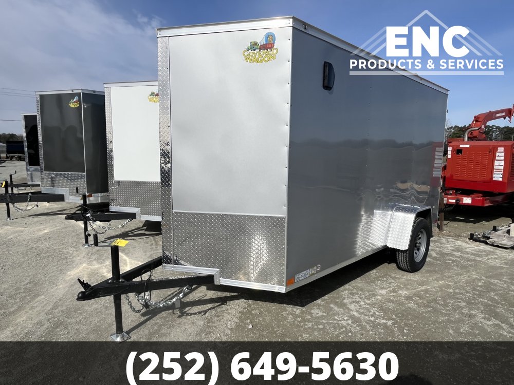 6x12 Covered Wagon Trailers Enclosed Cargo