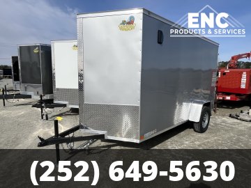 6x12 Covered Wagon Trailers Enclosed Cargo