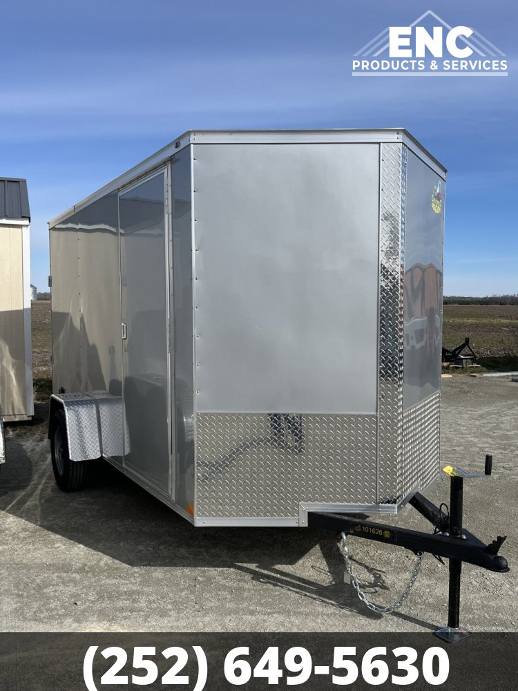 6x12 Covered Wagon Trailers Enclosed Cargo