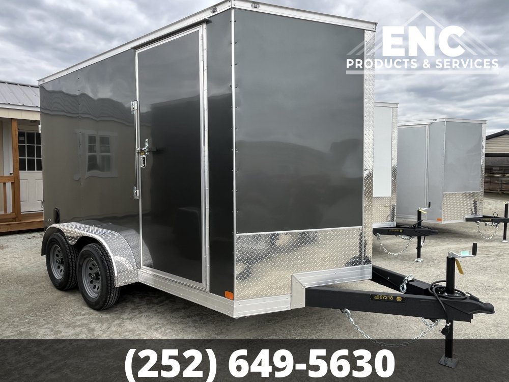 7x12 Covered Wagon Trailers Enclosed Cargo