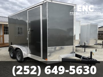 7x12 Covered Wagon Trailers Enclosed Cargo