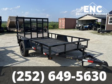 6.5x10 Covered Wagon Utility 3K Trailer with Cobra-Lined Deck