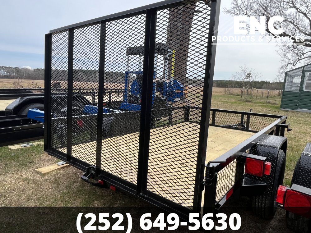 6x10 Nolan Manufacturing Utility /Landscape Trailer with 12" Mesh Sides