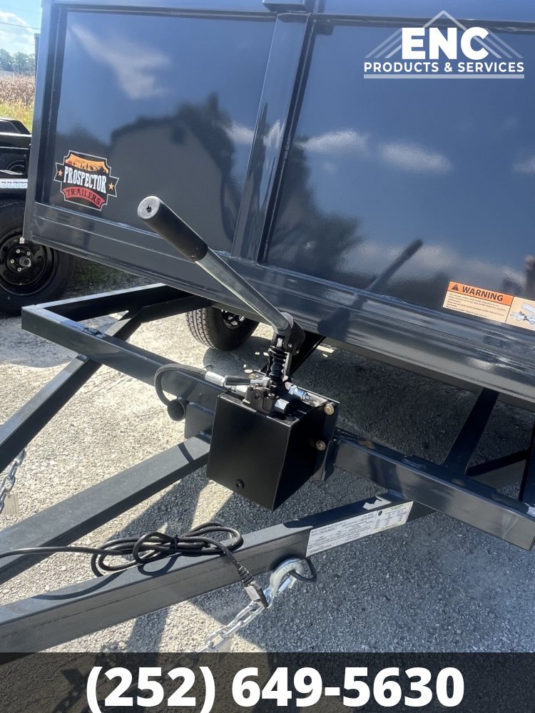 5x8 Prospector Trailers Dump