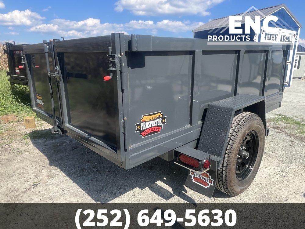 5x8 Prospector Trailers Dump