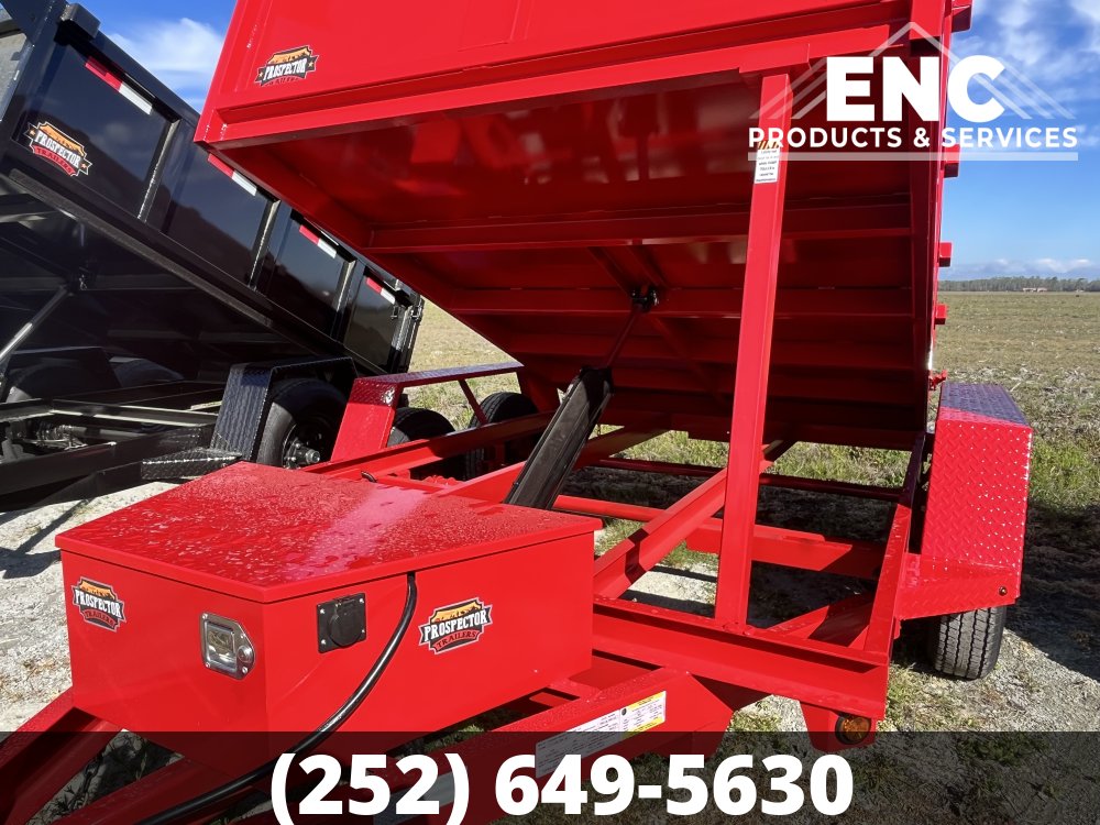 6x10 Prospector Trailers Dump