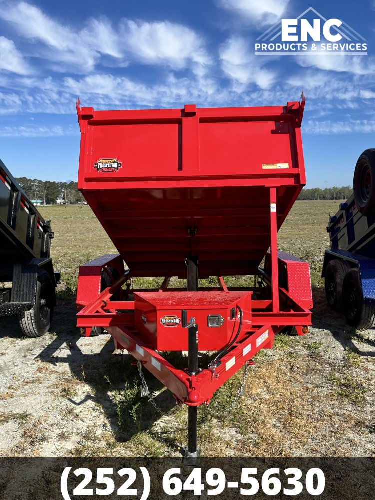 6x10 Prospector Trailers Dump