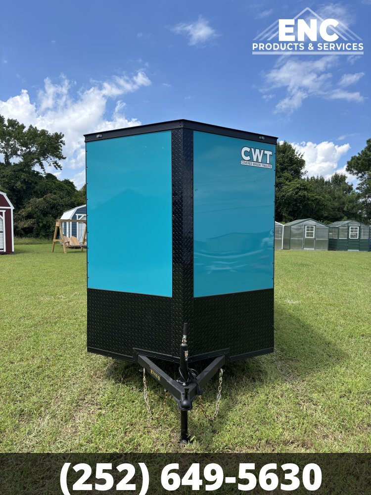 6x12 Covered Wagon Enclosed Cargo Blackout Package Cargo Trailer