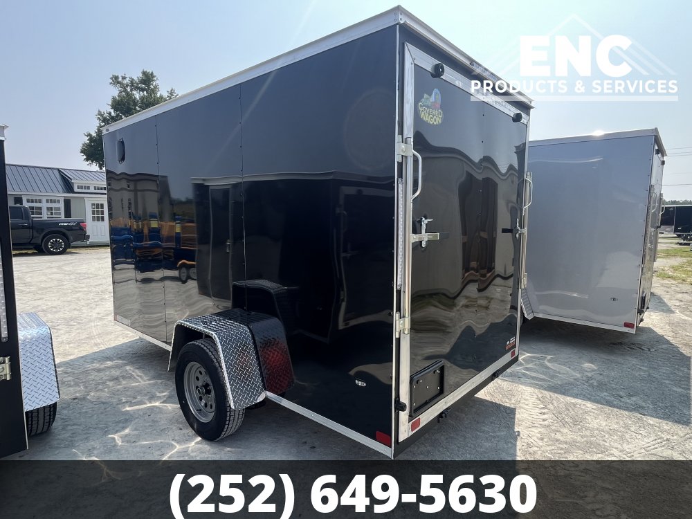 6x12 Covered Wagon Trailers Enclosed Cargo