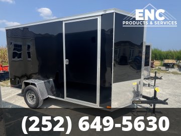 6x12 Covered Wagon Trailers Enclosed Cargo