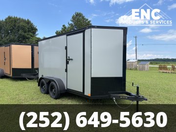 6x12 Covered Wagon Enclosed Cargo