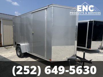 6x12 Covered Wagon Trailers Enclosed Cargo