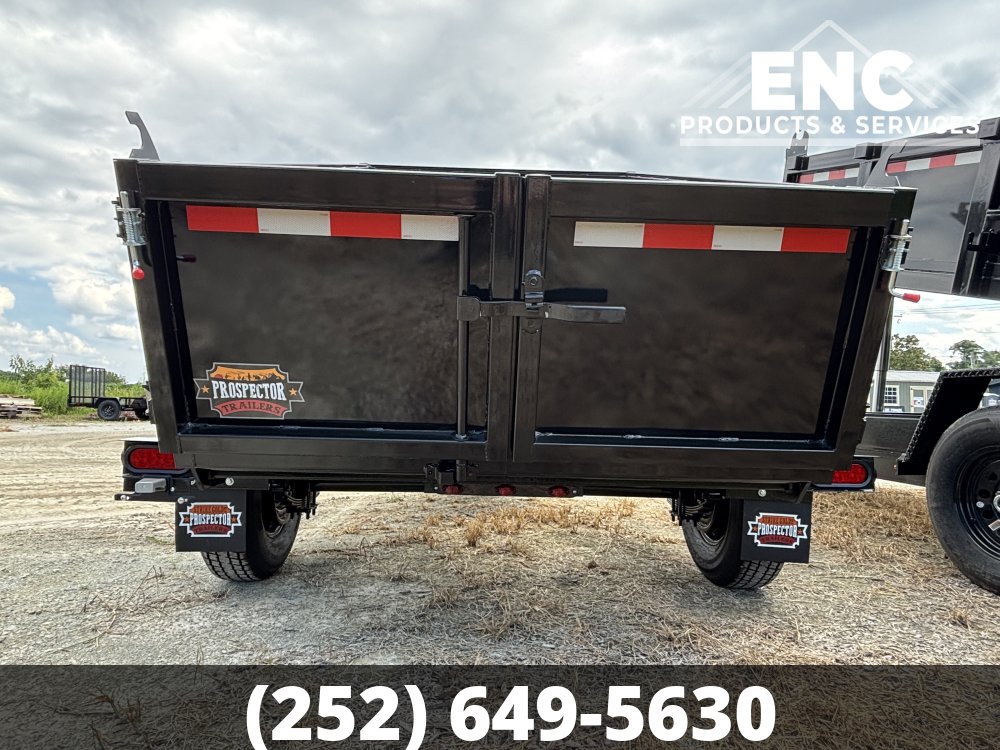 5x8 Covered Wagon Dump 6K GVWR Hydraulic Dump Trailer