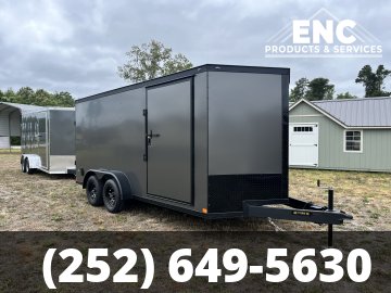 7x16 Covered Wagon Enclosed Cargo