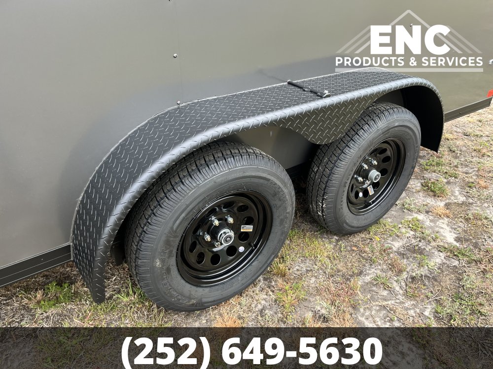 7x16 Covered Wagon Enclosed Cargo