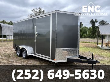 7x16 Covered Wagon Enclosed Cargo
