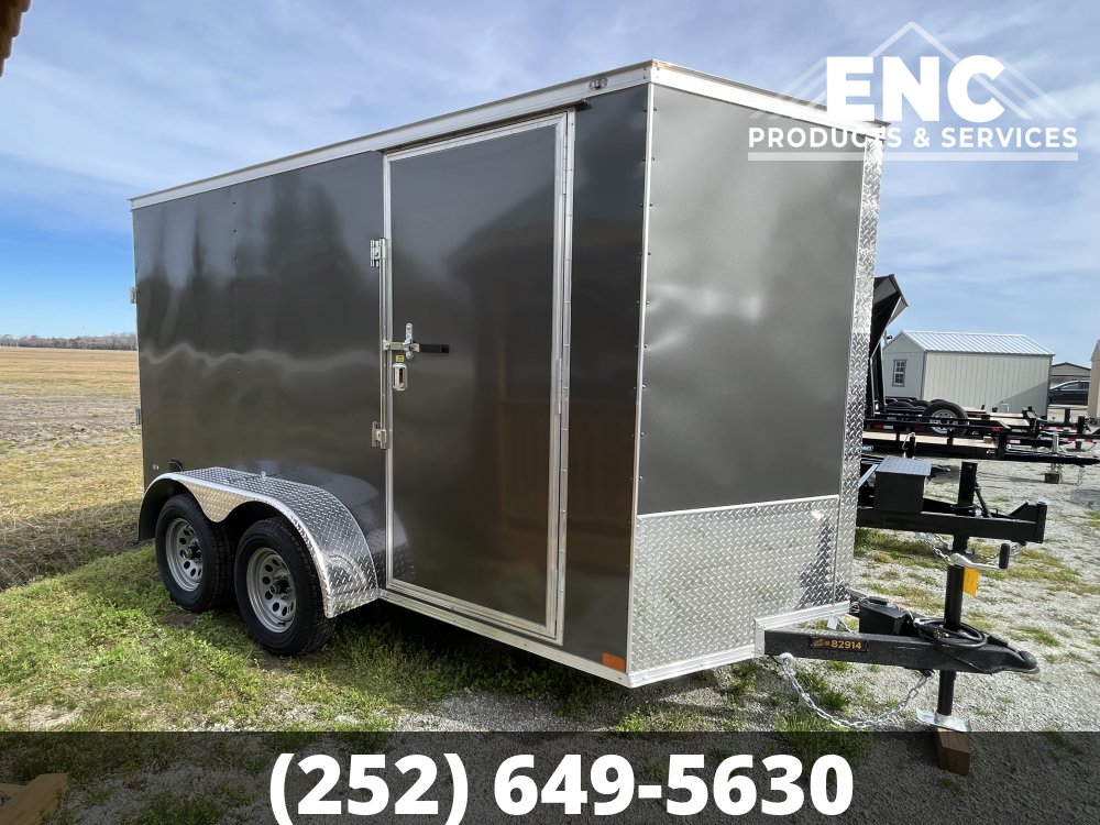 6x12 Covered Wagon Trailers Enclosed Cargo