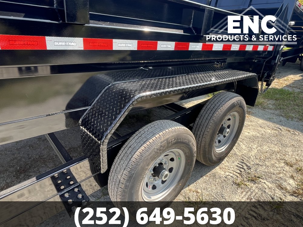 7x14 Sure-Trac Dump 14K Telescopic Dump Trailer