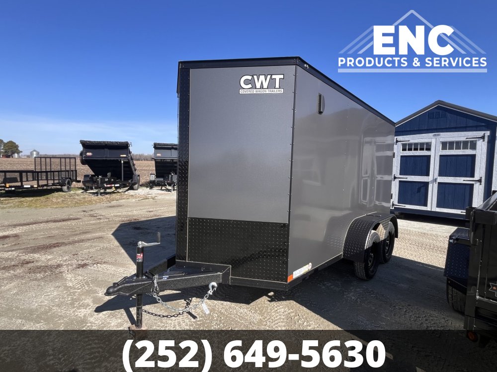 6x12 Covered Wagon Enclosed Cargo