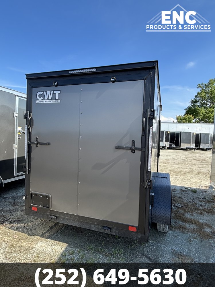 6x12 Covered Wagon Enclosed Cargo