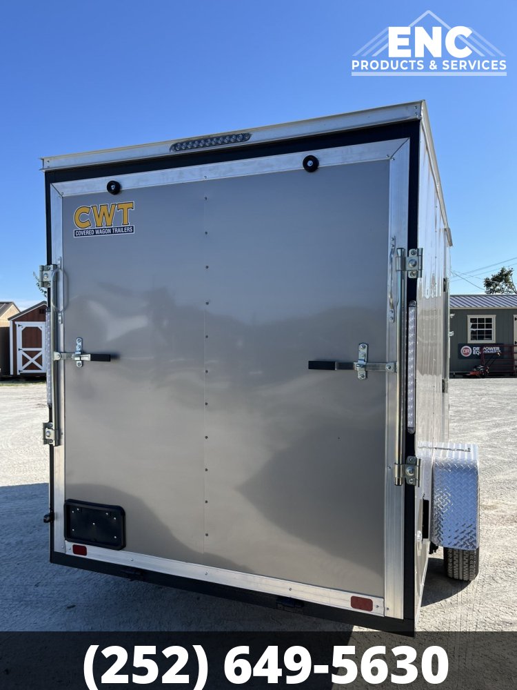 6x12 Covered Wagon Trailers Enclosed Cargo Trailer