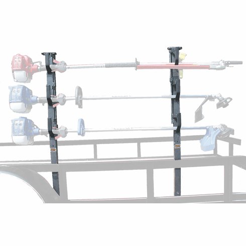 Open Trailer 3-Place Trimmer Rack