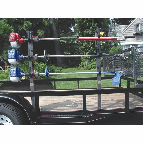 Open Trailer 3-Place Trimmer Rack