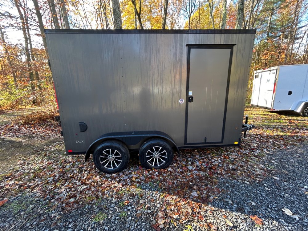 2026 Compass 7 x 12 Indigo DLX Flat Top V-Nose 7K Cargo / Enclosed Trailer
