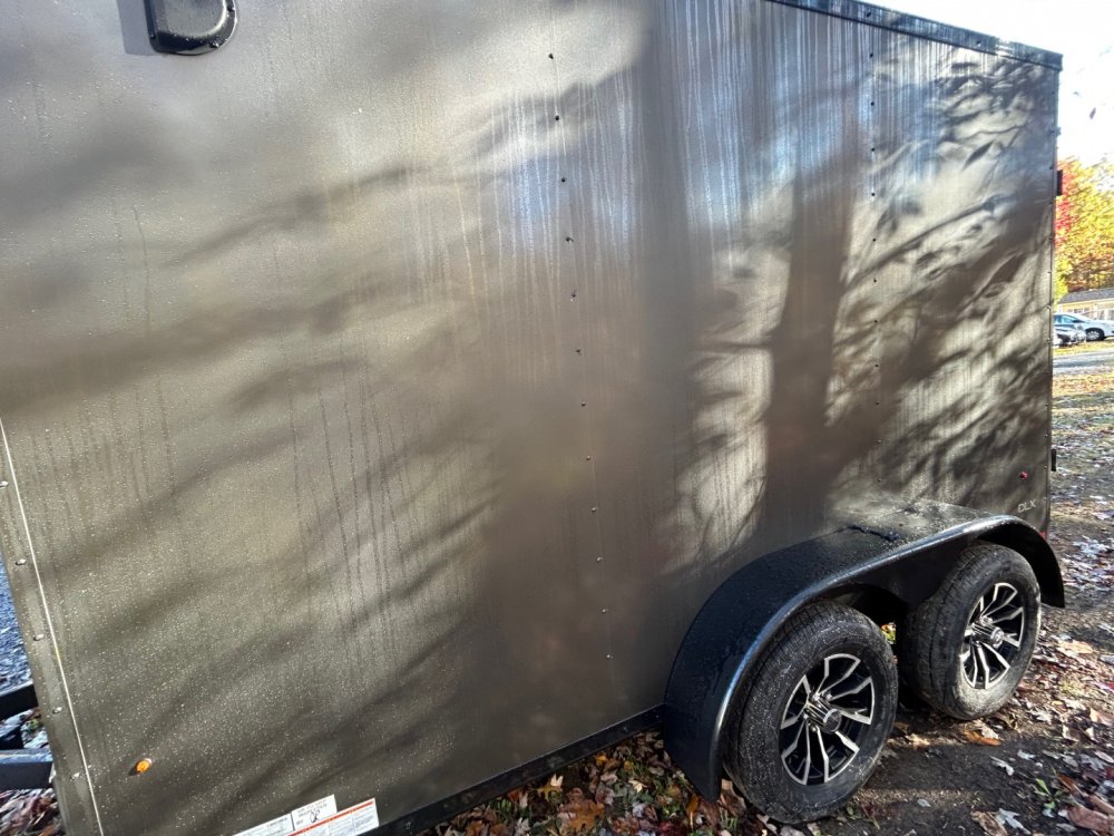 2026 Compass 7 x 12 Indigo DLX Flat Top V-Nose 7K Cargo / Enclosed Trailer