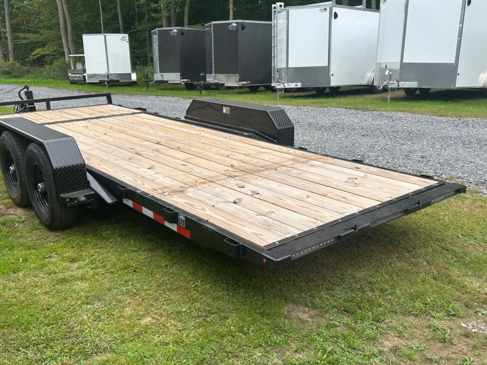 2025 H&H TRAILERS 82" x 16'+4' 14K Gravity Tilt Equipment Trailer