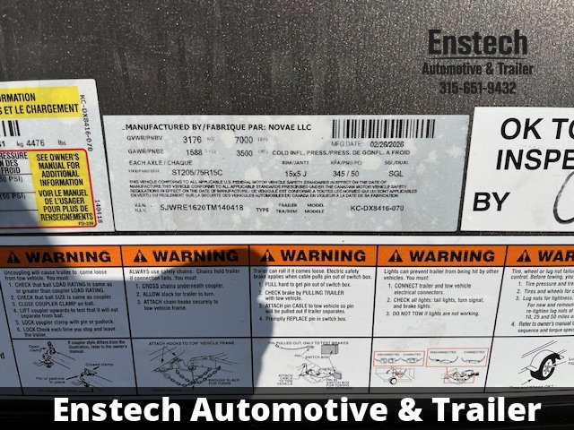 7'x16' Compass Enclosed Cargo